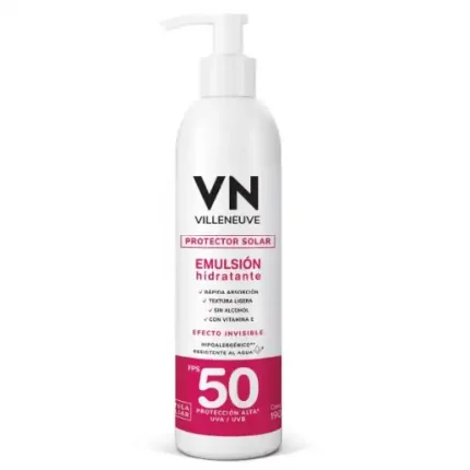 Protector Solar Emulsion Hidratante 50 webp