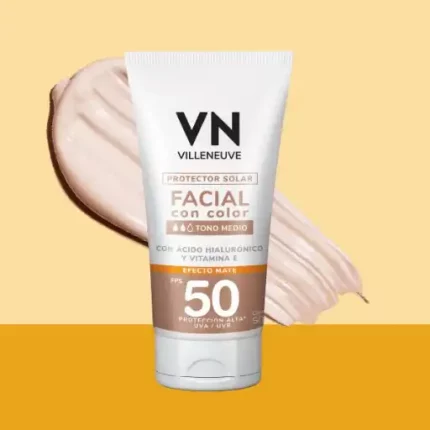 Protector Solar facial tono medio FPS 50 webp