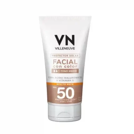 Protector Solar facial tono medio FPS 50 webp